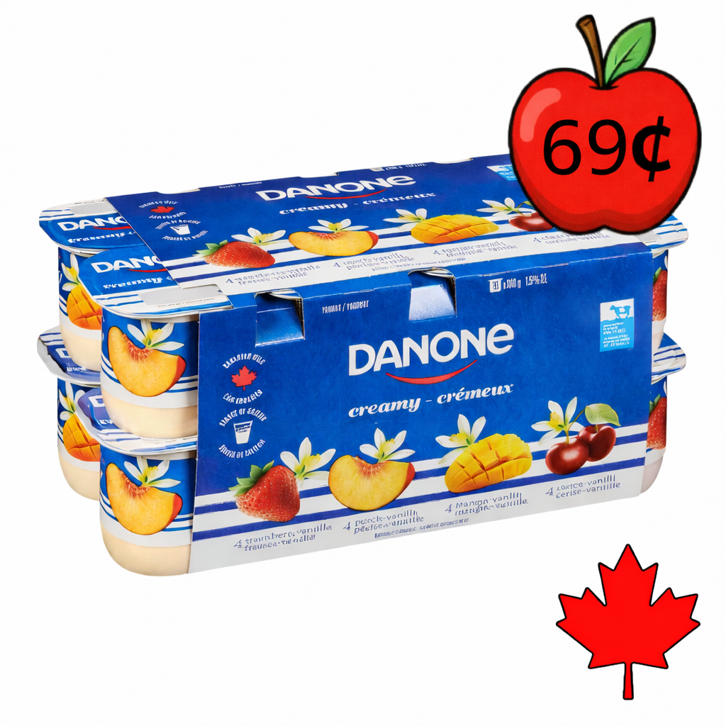 Danone - Yogurt (Assorted Yogurt Cups) 48 x 100g