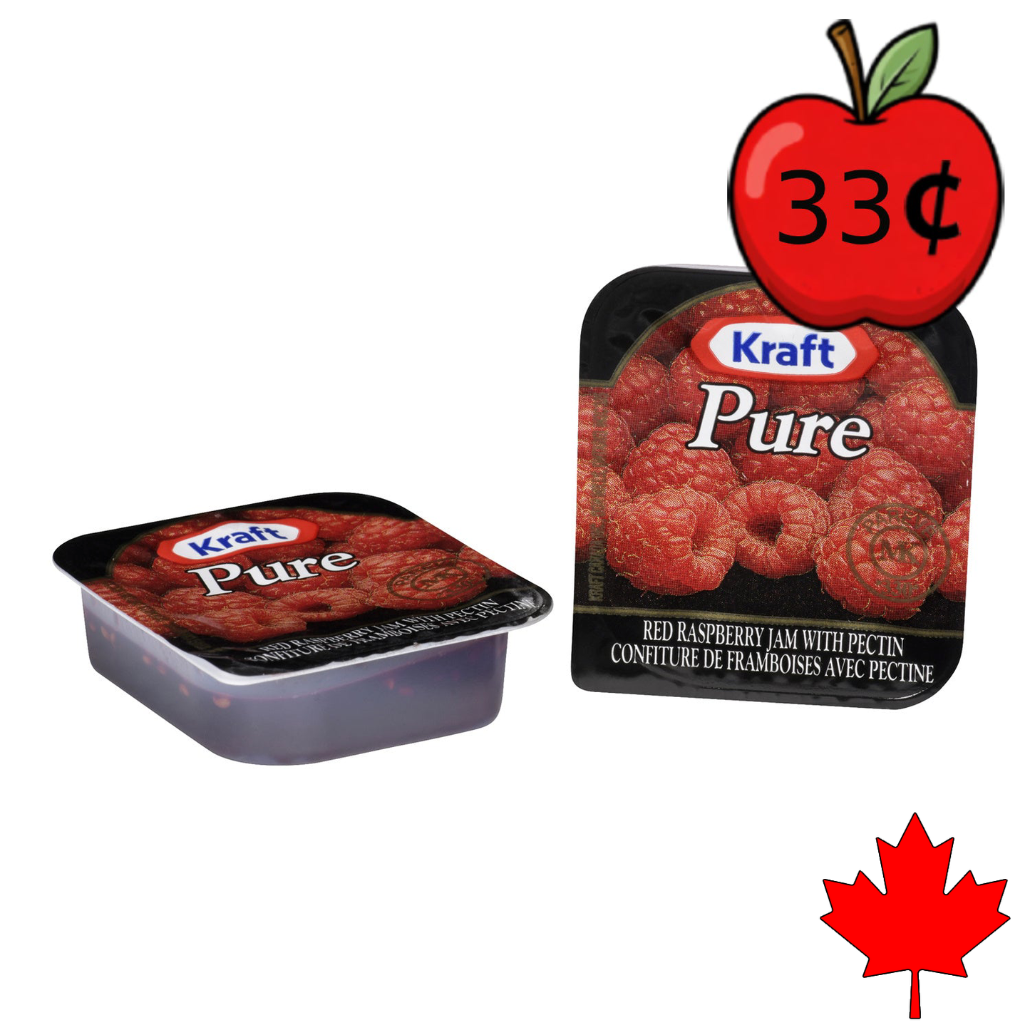 Jam Raspberry Kraft -200 X 16ml