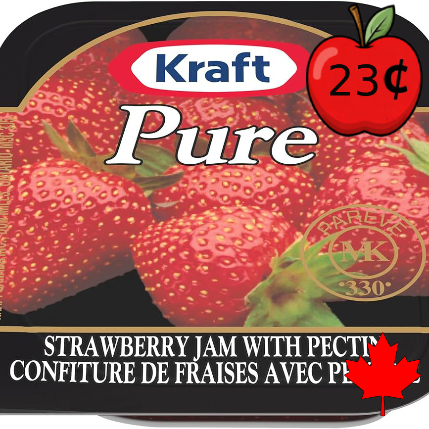 Jam - Strawberry Jam Kraft 200 X 16ml
