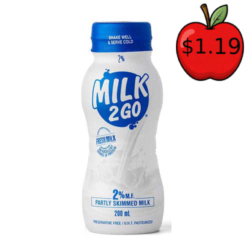 Milk2Go ( White)  24 X 200ml